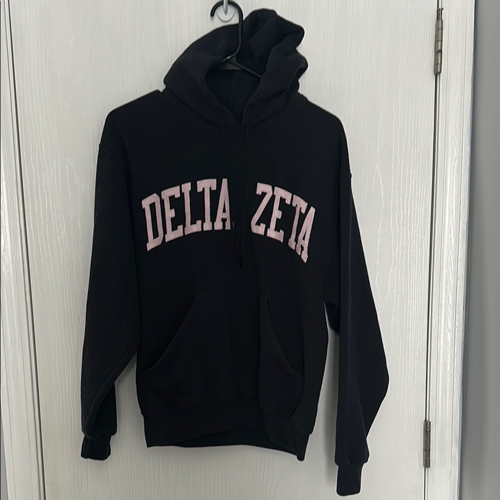 Black & Pink Delta Zeta Hoodie